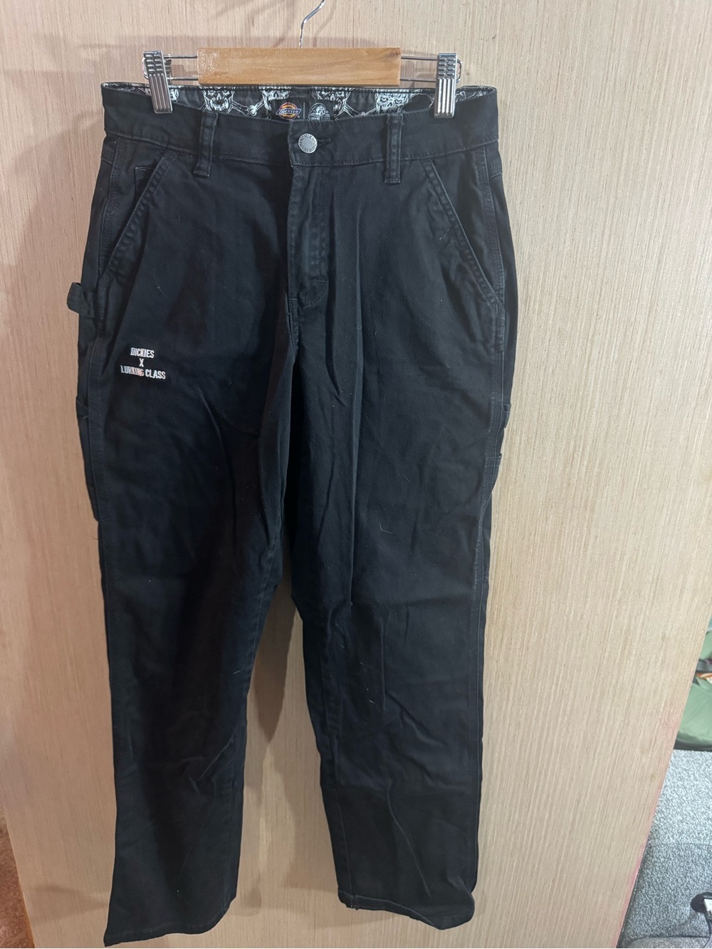 Dickies X Lurking Class Black Cargo Work Pants with Utility Pockets Size 25